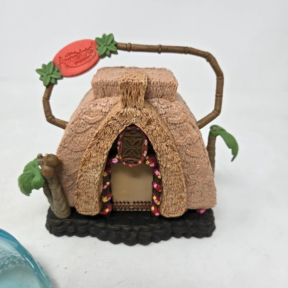 Disney Animators Collection Moana Mini Doll Playset Hut Pua Hei Hei Wave Figures